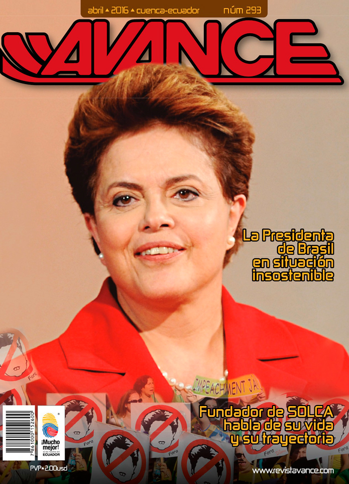 Portada de la Revista Avance del mes de Abril de 2016