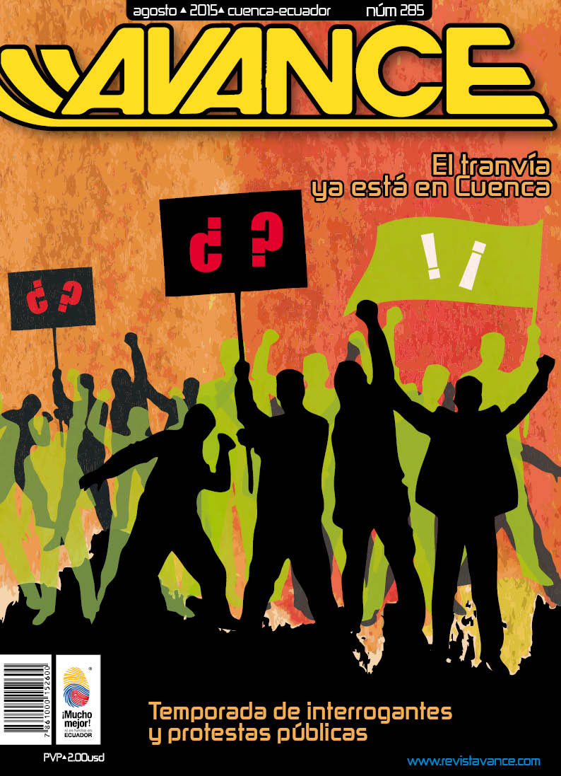 Portada de la Revista Avance del mes de Agosto de 2015