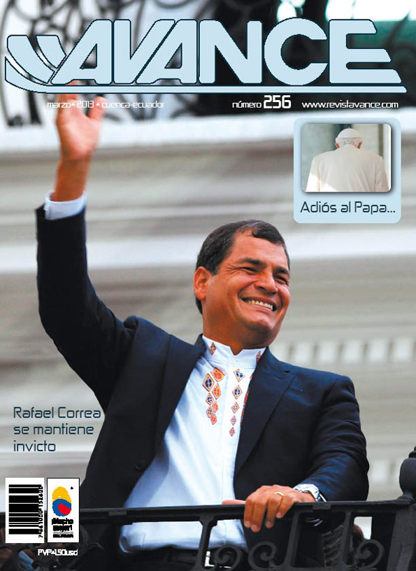 Portada de la Revista Avance del mes de
Marzo de 2013